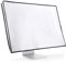kwmobile Schutzhülle kompatibel mit 27-28 Monitor - Hülle PC Bildschirm - Computer Cover Case - Weiß