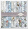 ITD Collection - Scrapbook Papier - Scrapbooking Set - Motivpapier zum Basteln - Dekorpapier 12x12 inches - 310 x 310 mm - 10 Blatt + 1 – Decorated with frost - SLS-043