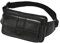 Gürteltasche aus Leder für Herren und Damen, Outdoor, Reisen, Wandern, Camping, Wandern, Laufen, Hüftgürtel, schlanke Handy-Geldbörse, Geldbörse, Schwarz