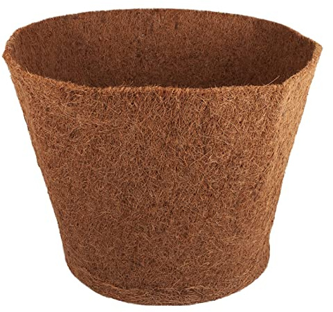 Dehner Winterschutz-Topf, Ø 45 cm, Höhe 34 cm, Kokos, braun