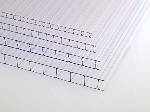 Löffert® Gewächshausplatten | 4mm - 6mm - 8mm - 10mm | UV-beständig aus 300 Standard-Größen wählen (8mm | 575 x 1210mm)
