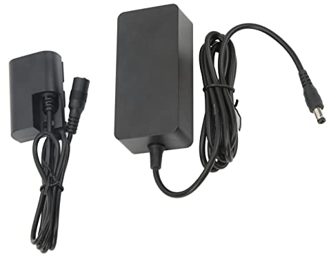 ACK - E6 DR - E6 Coupleur CC, Adaptateur Secteur, LP- E6N Kit de Batterie Factice pour Canon EOS 90D 80D 70D 60D 6D 7D R R5 R5-C R6 R7, 5D Mark II III IV, 6D Mark II, 7D Mark II