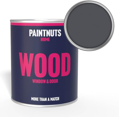 Paintnuts Wood Window & Door Paint - RAL-7015 - SLATE GREY Matt 2.5 Litre Tin