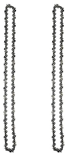 Tokiudeeir 2Pcs 20Inch Chainsaw Saw 76 Drive Links Replacement Mill Ripping Chain Blade Pitch 0.325Inch 0.058 Gauge for Cutting