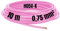Kalitec 10 Meter H05V-K 0,75 mm² rosa Verdrahtungsleitung I Aderleitung flexibel I PVC Einzelader I Litze 0,75mm2 I Verdrahtung feindrätig I Einzelleitung I Kabel eindrähtig I Schaltdraht
