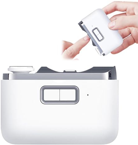 Elektrischer Nagelknipser, 2 in 1 Elektrische Automatischer Nagelknipser und Polierer, Wiederaufladbarer Automatischer Fingernagelschneider mit LED-Licht für Kinder, ältere Menschen, Erwachsene