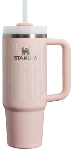 STANLEY The Clean Slate Quencher H2.0 FlowState™ - Vaso de 40 onzas, suave flor de lluvia