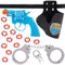 Toyland® 14cm (5.5) 96 Shot Cap & Pistol Play Set With Holster & Hand Cuffs Included - Realistic Smoke & Sound - Role Play & Fancy Dress Toys