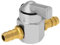 VGOL 1 robinet de carburant en métal 8 mm pour moto, VTT, scooter, robinet d'essence, robinet de carburant, robinet de carburant à essence, robinet de carburant, robinet de robinet à carburant argenté