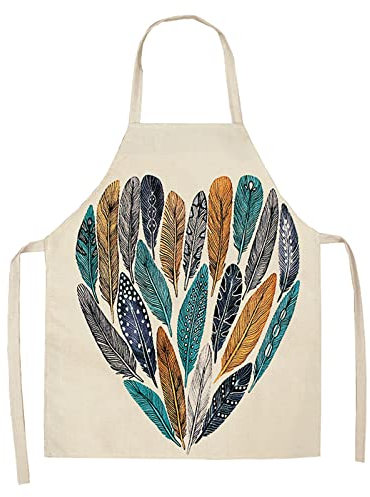 Gartenauflagen Tasche Kunst, Frühling, tropische, neutral, Küchenschürze, zum Aufhängen, zum Kochen, Gartenarbeit, für Erwachsene Schlafsack Aufbewahrungsbeutel (N, One Size)