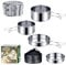 Logei Juego de utensilios de cocina para camping, juego de vajilla de camping 304 de acero inoxidable con cacerola para exteriores, utensilios de cocina portátil, juego de vajilla plegable, juego de