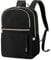HOMIEE Travel Backpack Womens,20L Carry on Luggage Mens,Flight Approved Underseat Cabin Bag Racksack with Waterproof Pocket,15.6 Inch Business Laptop Bag with USB Port for School Work Weekend Black
