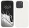 kwmobile Case Compatible with Apple iPhone 16 Pro Max Case - TPU Silicone Phone Cover with Soft Finish - White