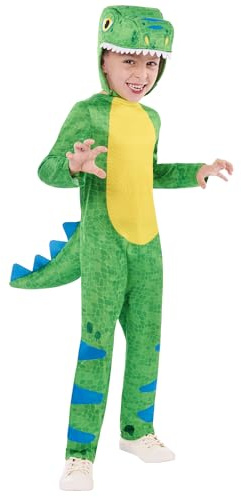 Rubies Official Friendly Dinosaur Costume, Childrens Fancy Dress, Size Age 7-8 Halloween