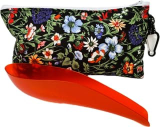 Urinette® Rigide avec Pochette de Rangement et Son Mousqueton (Rouge+Prairie)