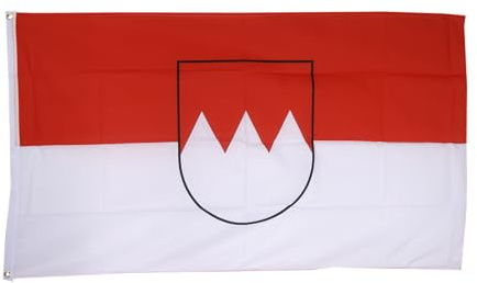Flaggenfritze Franken Fahne 90x150 cm – Fränkische Flagge für Garten & Balkon | Klassiker | Wetterbeständig | Standardqualität