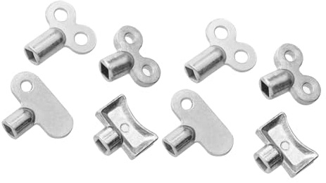 HAMPPLIES 8pcs Radiator Bleed Keys Heater Bleed Keys for Plumbing Valves for Boiler Maintenance