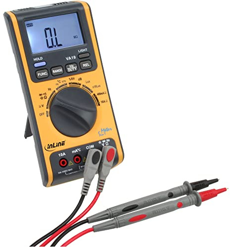 InLine 43116 Multimeter 5-in-1, mit Temperatur-, Luftfeuchte-, Helligkeits- und Lautstärkemessung