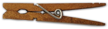 LWR CRAFTS Grandes pinces à linge en bois 3-5 / 16 8,4 cm 30 pièces par paquet (jacobéen)