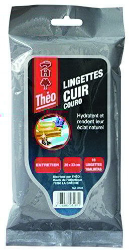 Théo - Lingettes Special Cuir - 10 lingettes