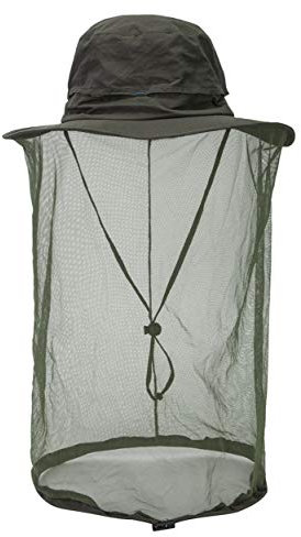 Magracy Unisex Outdoor Moskitonetz Hut Mesh Gesichtsschutz Maske Fischerhut Gr. Einheitsgröße, Army Green