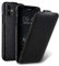 Hülle passend für Apple iPhone 11 (6,1 Zoll), Handyhülle mit beschichtetem Leder, Flip-Case, Schutzhülle klappbar, dünne Handy-Tasche, Slim Cover, Schwarz