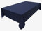 Hochwertige Tischdecke Tischwäsche aus 100% Baumwolle Kollektion Konzept, Farbe & Größe wählbar (Tischdecke - 150x300cm, Marineblau)