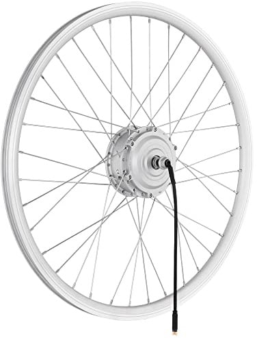 windmeile | E-Bike Nabenmotor Vorderrad, eingespeicht, Silber, 26', 36V/250W, E-Bike, Elektro Fahrrad, Pedelec