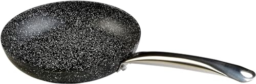 WECOOK! Granite Sartén Aluminio Forjado 20 cm, Inducción Completa, Antiadherente Ecológico Piedra sin PFOA, Mango Acero Profesional, Apta Todas las Cocinas, Vitrocerámica, Gas, Horno