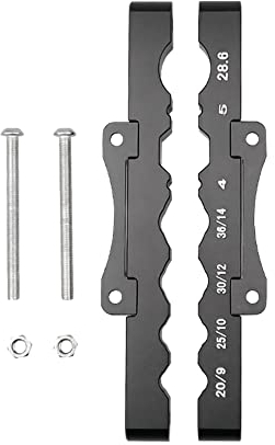 ZIUTPDAX 1 Stück Hintere Stoßdämpfer Federgabel Reparatur Werkzeug Einsätze Nabe Pedal Befestigungen Universal Fahrrad Zubehör Langlebig, Schwarz
