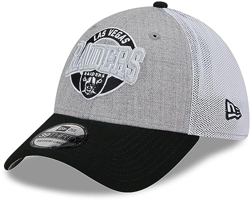 New Era 39Thirty Stretch Mesh Cap - Las Vegas Raiders - S/M