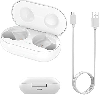 Charging Case for Samsung Galaxy Buds/Buds+ Headphone, Charging Compartment Dock Station SM-R170/SM-R175 Storage Charger with Power Cable for Galaxy Buds/Buds+ Headset