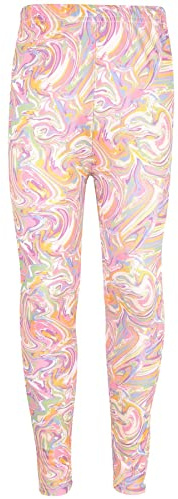 A2Z 4 Kids Girls Legging Trendy Fashion Dance Pant - Legging 256 Marble Effect 5-6