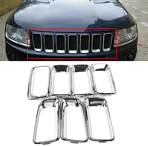 Kühlergrille Front Bumper Grille für Jeep Compass 2011-2016 Car,Chrome
