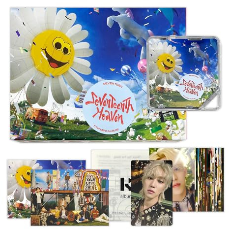 SEVENTEEN - 11th Mini Album [SEVENTEENTH HEAVEN] (KiT Ver.) Album Package + AiR-KiT + Title&Credit Card + Post Card + Photocard + Selfie Photocard + 2 Badges + 4 Extra Photocards