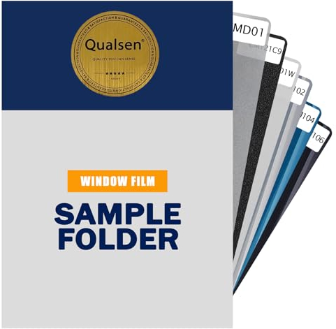 Qualsen Brochure sur Film Fenetre Anti Regard Format A5 - Film Occultant Fenêtre et Film Miroir pour Fenêtre Autocollant - Brise Vue Fenêtre Idéal pour la Maison et Le Bureau
