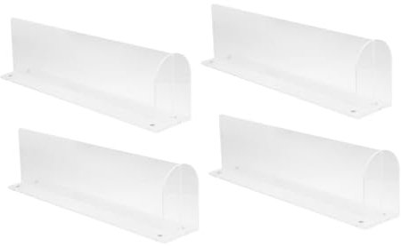MAGICLULU 4 Stücke Acryl Isolation Boards Supermarkt Organisation Racks Shop Lagerung Racks Shop Teiler