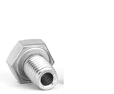 RKODRSMG M4-M20 Esagonale Esterno Maschera a Vite Cava Macchina Filettatura Foro Passante Bullone Acciaio Inossidabile 304(20mm 2pcs,3.2(Hole) M6)