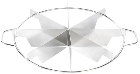 F Fityle Tagliapasta per Torta, marcatore per porzioni di Torta Multifunzione, 6/7/8 Tagli, antiruggine, Strumento per Tagliare la Torta, divisore per Torte, 8 Fette