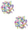 FELTECHELECTR 20 Stk einhorn kopfschmuck DIY stirnbänder Basteln Sie Einhornhörner DIY-Horn Regenbogenhorn Cosplay-Horn Kette Einhornhorn Partyzubehör Cosplay-Versorgung Einhorn-Foto-Requisite