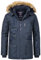 Geographical Norway Herren Winter Parka Chirac Darkblue - M - mit UD Bandana