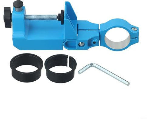 Oniissy Drill Clamp For Power Drills Electric Drill Fixing Bracket Hand Drill Bench, Rotating Drill Clamp for Power Tools Aluminum Alloy Construction