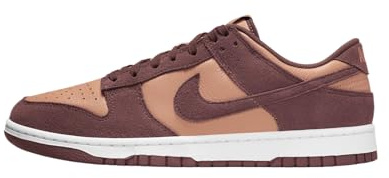 Nike Dunk Low Retro Herren Schuhe (FQ8249-200, Amber Brown/White/Dark Pony), Amber Brown/Dark Pony/White, 43 EU
