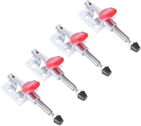 FRAOMHFW 4Pcs GH-301AM 45Kg Toggle Clamp Quick Release Pull Vertikale/Horizontale Typ Schellen U-förmigen Bar Hand Werkzeug for Holzbearbeitung(4Pcs)