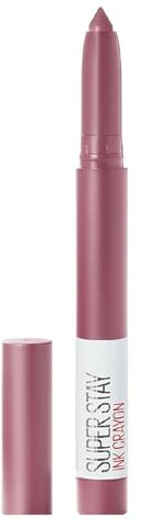 Lipstic.k, Matte Finish, Long-lasting, Intense Colour, SuperStay Crayon Lipstick, 25 Stay Exceptional, 1.2g (Pack Of 1)