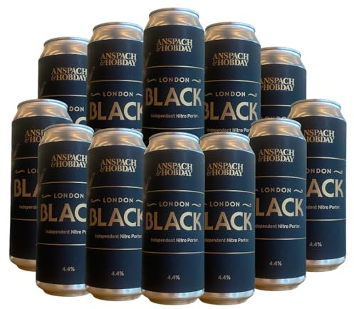Anspach & Hobday London Black Nitro Porter 470ml - 4.4% ABV (12 Pack)