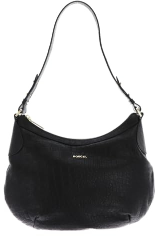 Roeckl Leder Schultertasche Liberty Shoulderbag Croco Black schwarz