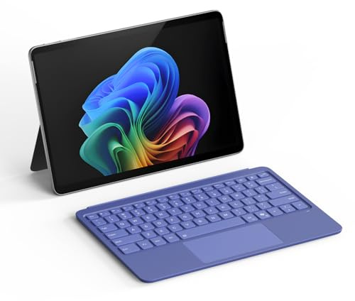 Générique Convient pour Surface Pro 12 Clavier Backlight, Ultra-Slim Pro 12 BT Clavier sans Fil (Bleu)
