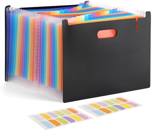 Dokumentenmappe A4 24 Fächer, Fächermappe A4