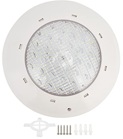 Jenngaoo LED Unterwasserlicht IP68 wasserdicht Kunststoff Wandeinbau Swimmingpool Lampe AC12V warmes Licht für Hotel Pool Beleuchtung Aquarium (18W)